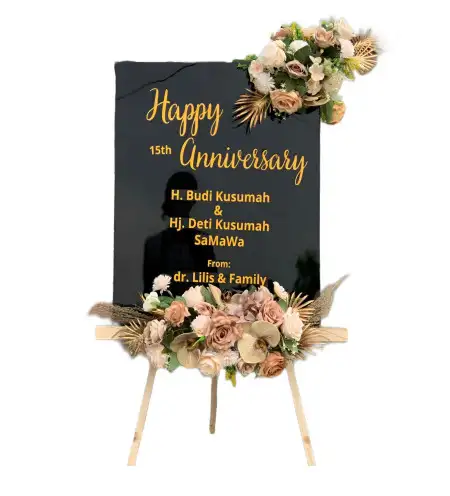 Papan Bunga Akrilik Jintung